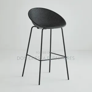 Bar Stool With Iron Leg