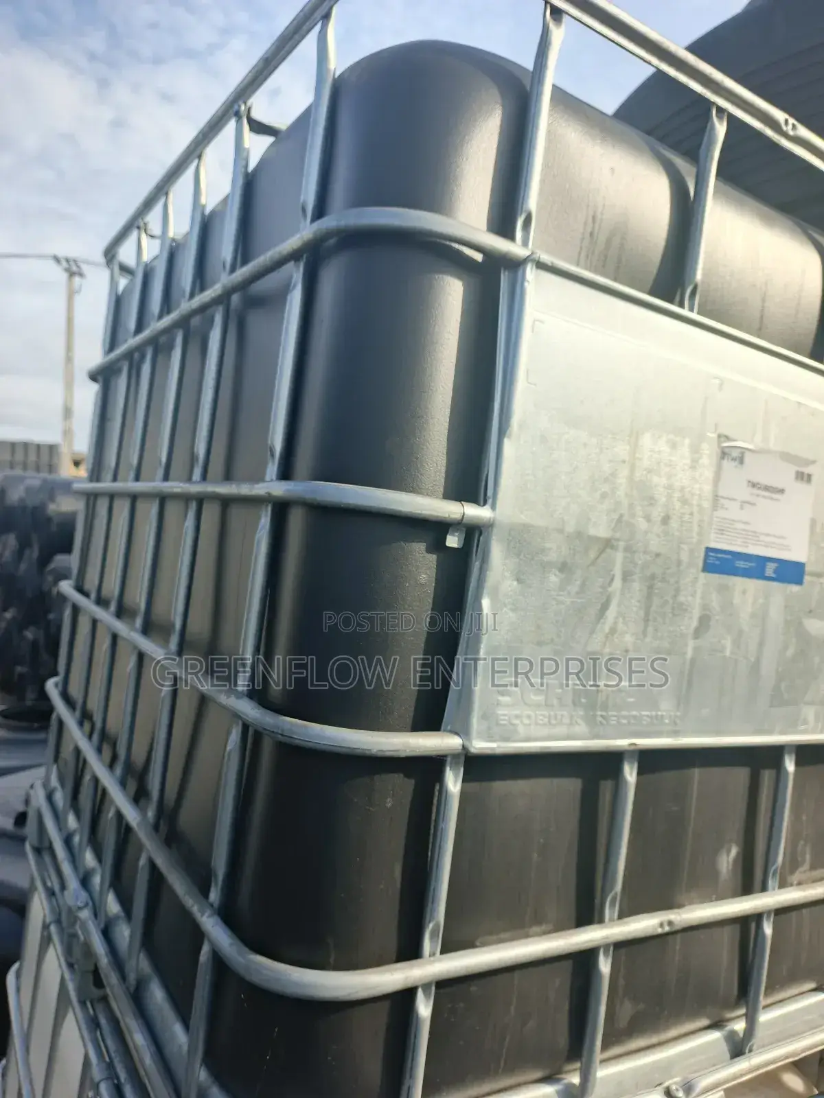 White Storage Tank