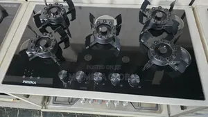 Phima Built in 5 Burner Flip Up Gas Cooker