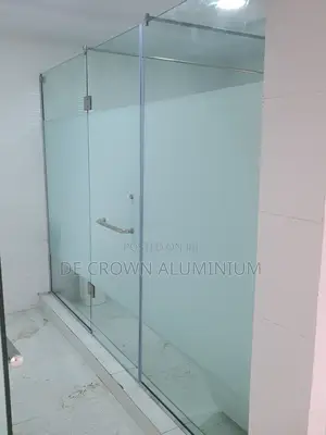 Modern Bathroom Shower Glass Partition In Lagos – 10mm Tempered Glass
