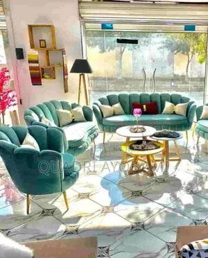 Set of Sofa With Center Table and Stood