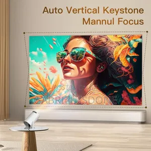 Android Projector Hy300 Pro Movie Projector. Features Netflix Youtube