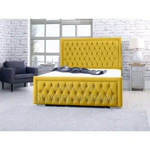 6 by 6 Bedframe With Two Bedside