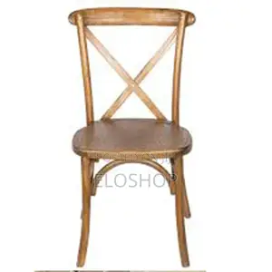 Brown Crossback Chairs for Rent
