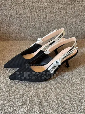 Dior J’Adior Slingback Kitten Heels | Elegant Pointed-Toe Design
