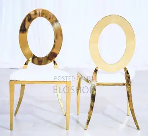 Gold O-Back Chair Rental