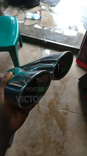 Double Tip Car Stainless Exhaust Muffler