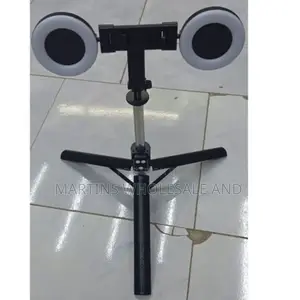 Double Ring Light Selfie Stick