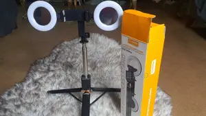 Double Ring Light Selfie Stick