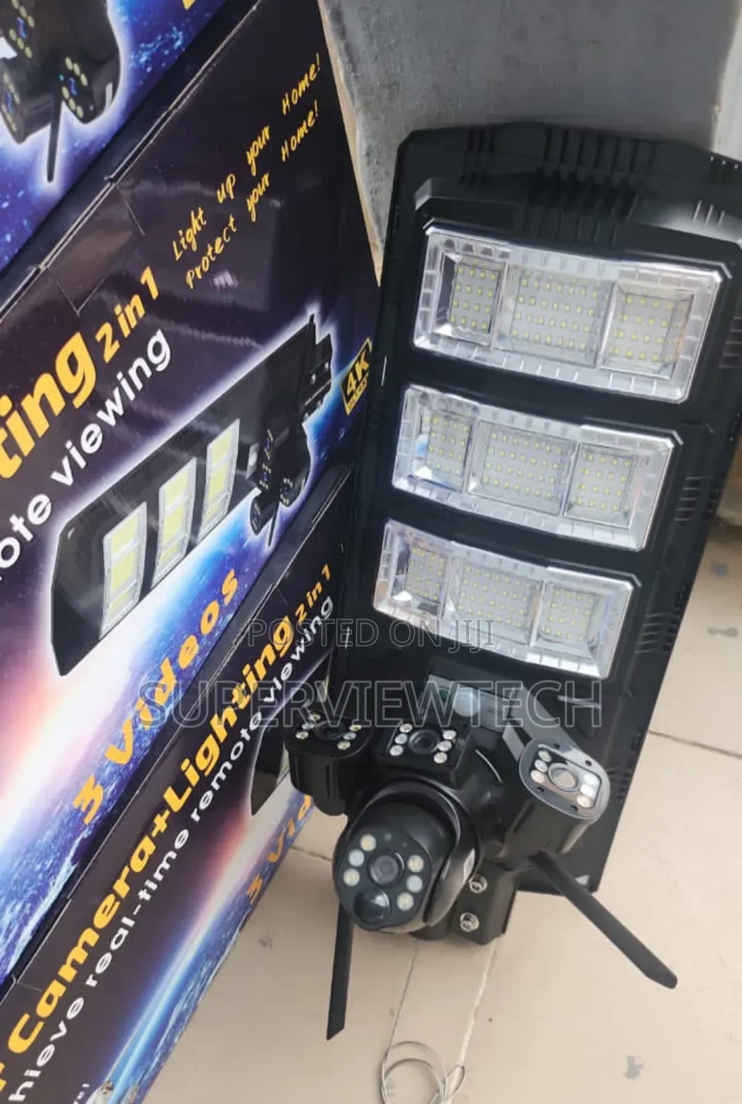 Solar Floodlight CCTV Camera