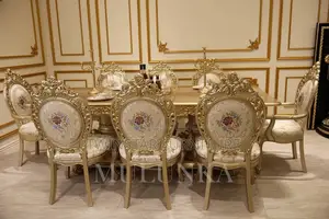 New Modern Royal Adjustable Dinning Table Set 8 Seaters
