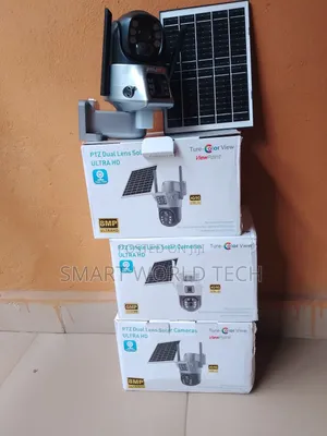 PTZ 4g Dual Lens Sola Camera Sin Enable