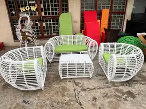 Outdoor Vine Weaving Sofa Courtyard Waterproof Chair Set