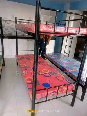 Thick Metal Double Bunk Bed