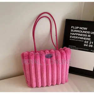 Fluffy Tote Bag In Abuja And Lagos. Plush Tote Bag
