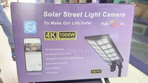Ubox 20eyes Solar Street Light With 5mp Ptz Camera 1000w