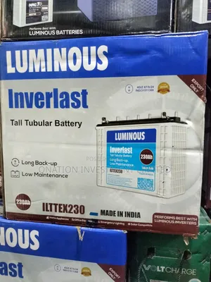 230ah 12v Luminous Inverlast Tubular Battery