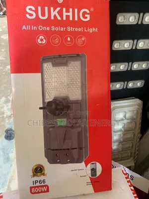 800w All in One Solar Streetlight and Camera Sukhig