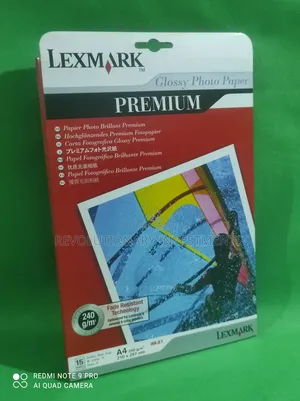 Lexmark Premium Glossy Photo Paper A4, 15 Sheets