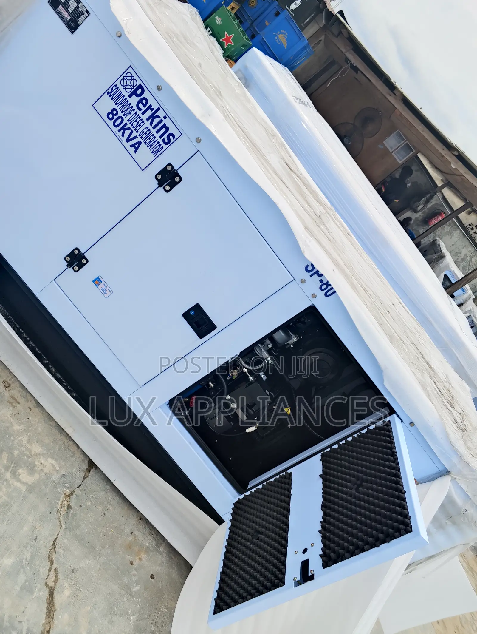 80kva Consistent Output Perkins Power Open Type Diesel Generating Set