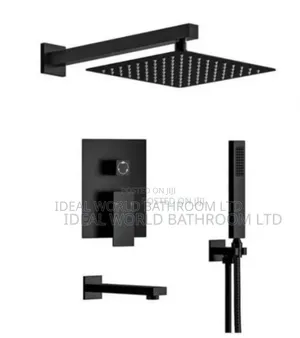 5 Ways Wall Conduit Shower Black