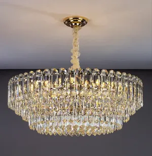 Presidential Luxury Smart Led Crystal Ceiling Modern Design Chandelier