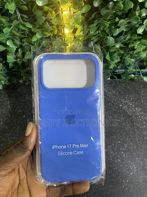 Brand New iPhone 17 Pro Max Blue Silicone Pouch