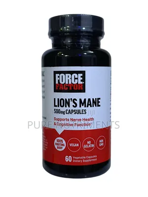 Force Factor Lion's Mane 500mg, 60 Capsules