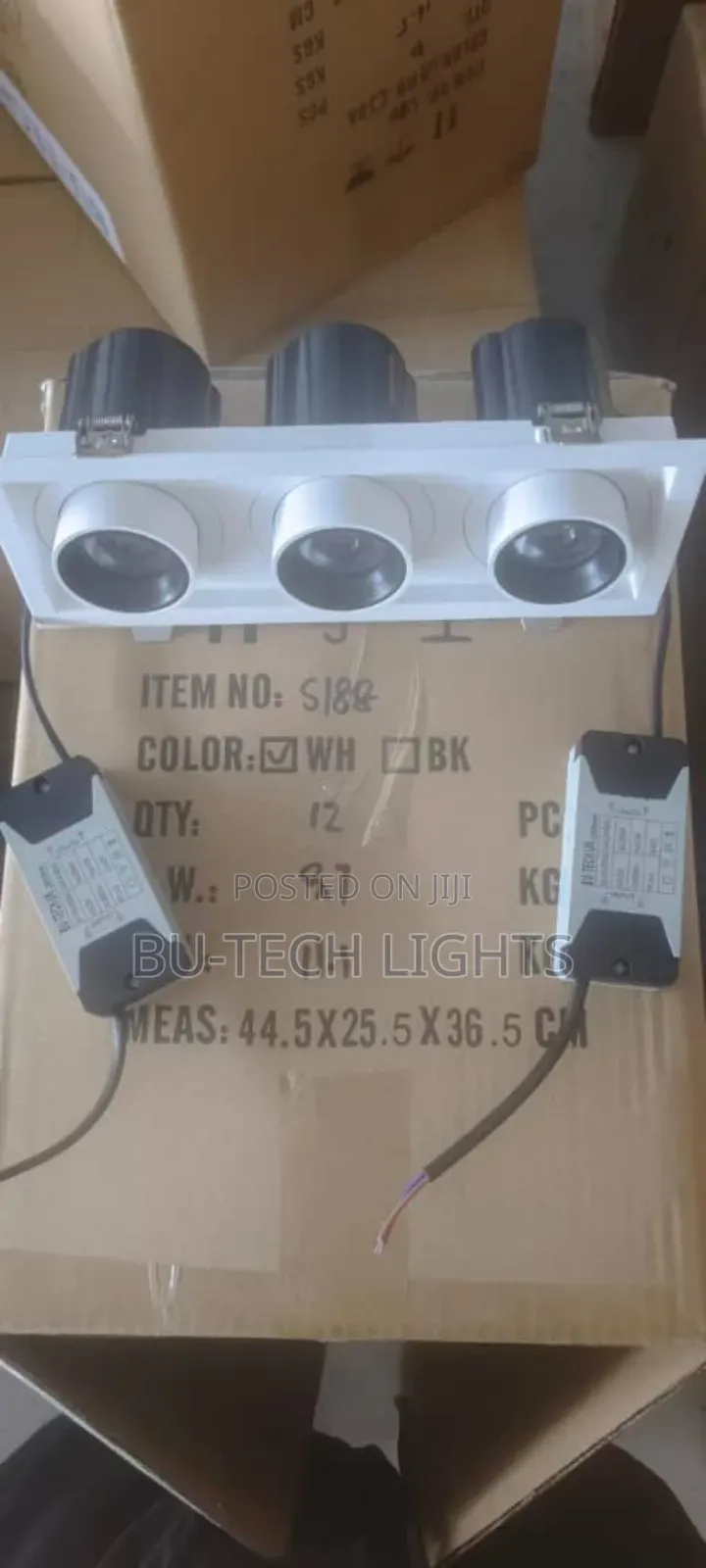 3-Head Recessed Led Spotlight