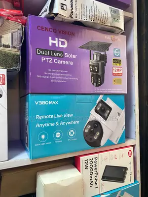 Ubox V380 Pro Max Hd Dual Lens Solar PTZ Camera