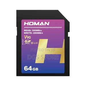 Homan SDXC V90 64gb 300mbs Uhs2 Sd Card
