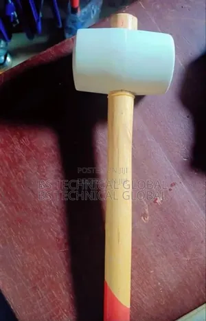 White Mallet Rubber Hammer