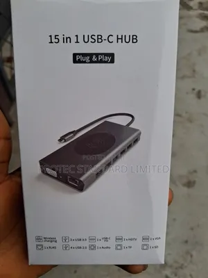 Type C to Hdmi 15 in One With Wireless Charger