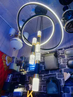 Two Rings and Dropping Led Chandelier 600mm