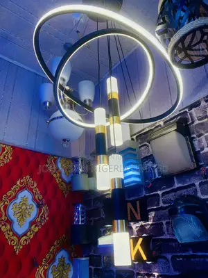 Two Rings and Dropping Led Chandelier 600mm