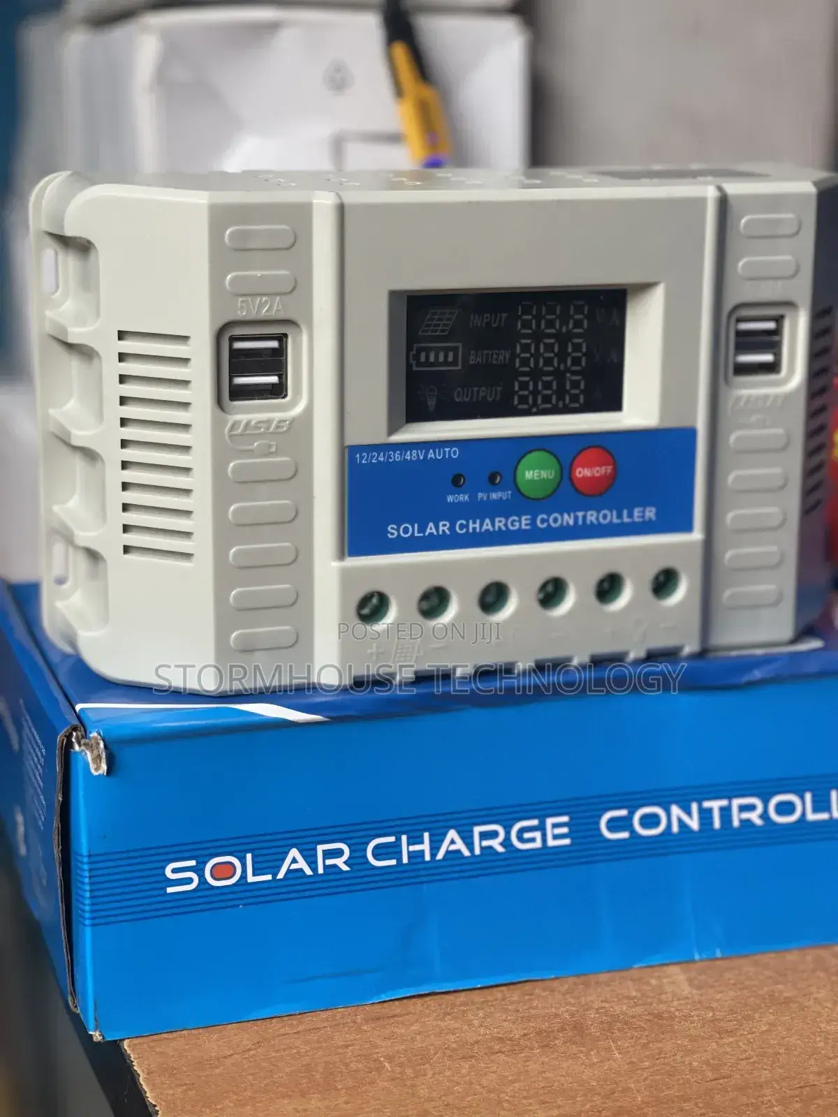60ah Solar Charge Controller (With Display)