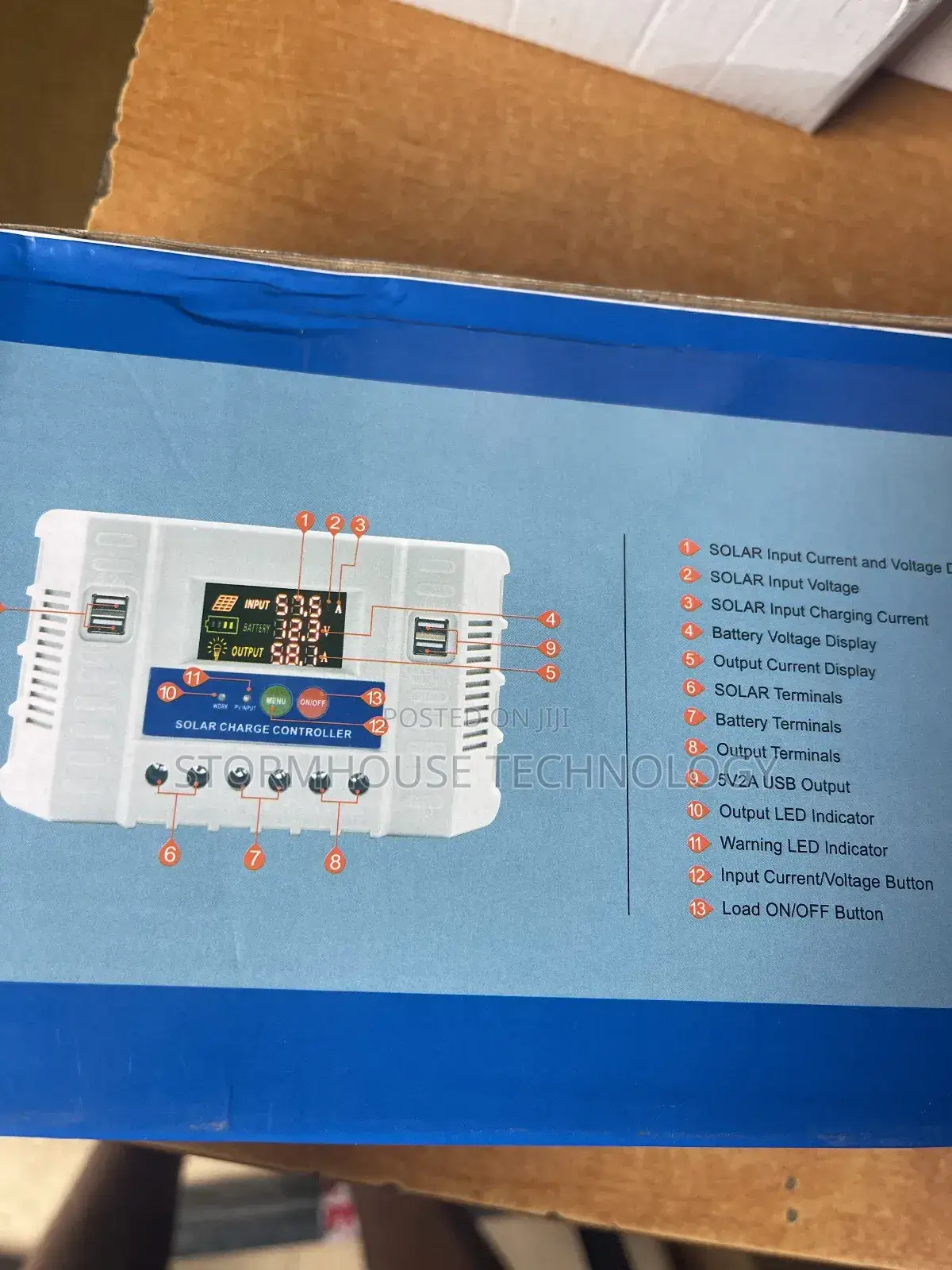 60ah Solar Charge Controller (With Display)