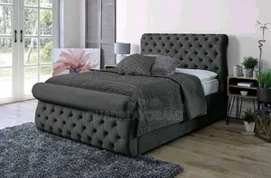 4 and Half by 6 Bedframe With One Bedside
