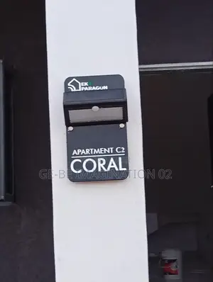 Solar Door Address Signage