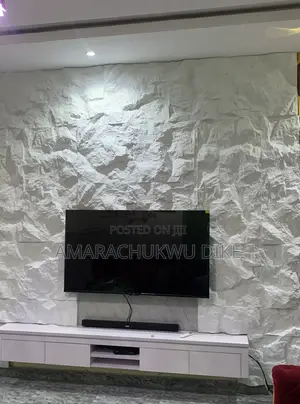 60mm Modern Design Wall Pu Stone Panel Mountain Rock Panel