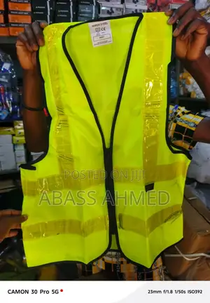 Lemon Reflective Jacket With Zip
