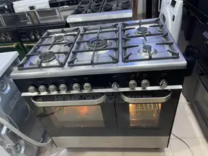 5 Burner Standing Gas Cooker With Large Oven Compartment and Grill