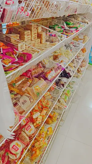 8mm Thickness Supermarket Shelves Basket, and Two Dividers