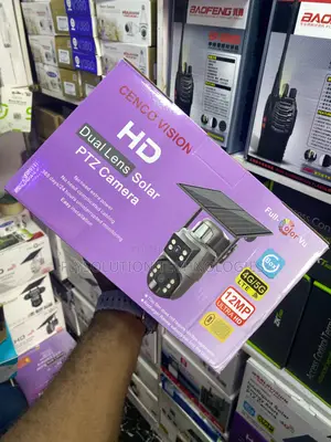 Cenco Vision Hd 4g Dual Lens Solar PTZ CCTV Camera