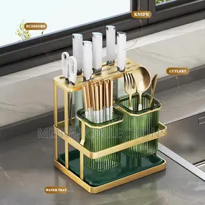 Wall Mounted Kitchen Knife And Cutlery Rack
