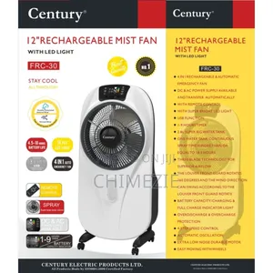 12" Rechargeable Mist Fan