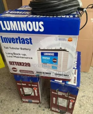 Luminous Inverlast Tubular Battery 220ah//12v