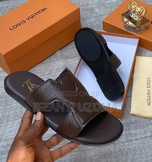 Big Louis Vuitton Luxury Slippers