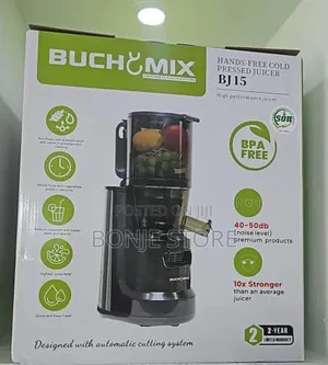 Buchymix Turbo Crush Juicer - 10x Stronger Than an Average Juicer