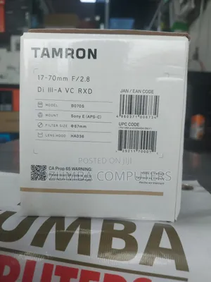 Tamron 17 - 70mm F2.8 Di Iii-a Vc RXD Lens for Sony E-Mount